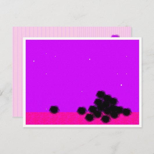 Modèle de carte postale de Tumbleweeds (Devant / Derrière)