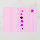 Modèle de carte postale de Tumbleweeds (Dos)