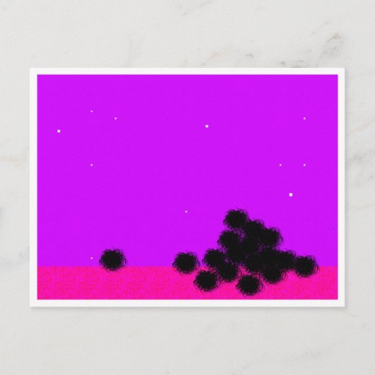 Modèle de carte postale de Tumbleweeds (Devant)