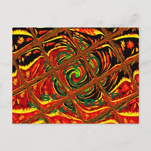 Modèle de carte postale horizontale (Devant)