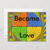 Modèle de carte postale horizontale (Devant / Derrière)