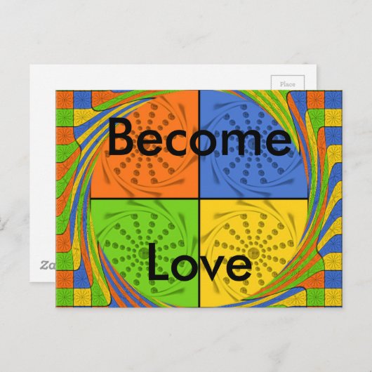 Modèle de carte postale horizontale (Devant / Derrière)