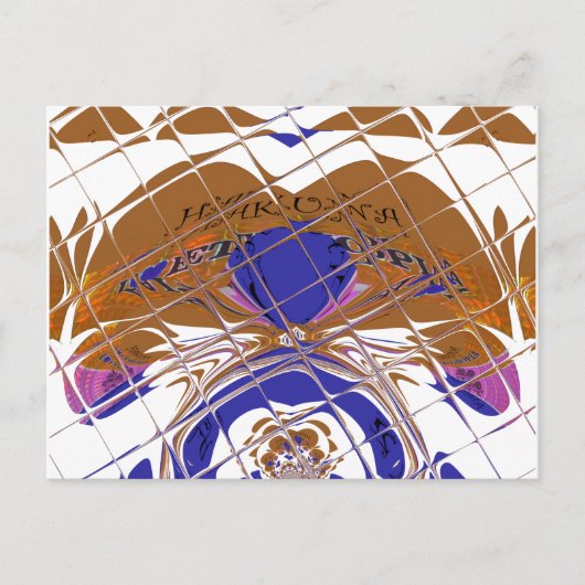 Modèle de Carte Postale Horizontale (Devant)