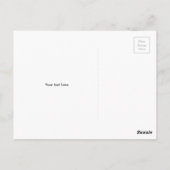 Modèle de carte postale microphone avec logo micro (Dos)