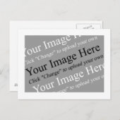 Modèle de carte postale personnalisée (Devant / Derrière)