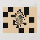 Modèle de carte postale Pixels sans frontières (Devant)