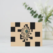 Modèle de carte postale Pixels sans frontières (Debout devant)