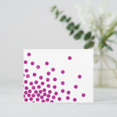 Modèle de carte postale pour annoncer la date de l (Debout devant)