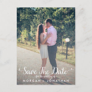 Modèle de carte postale pour réserver la date