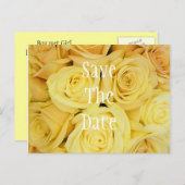 Modèle de carte postale pour sauvegarde de date (Devant / Derrière)