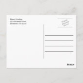 Modèle de carte postale pour services de peinture (Dos)