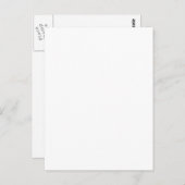 Modèle de carte postale vide (Devant / Derrière)