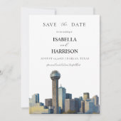 Modèle de carte pour sauvegarder la date AUSTIN Da (Devant)