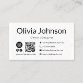 Modèle de carte professionnelle (Devant)