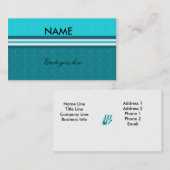 Modèle de carte professionnelle (Devant / Derrière)