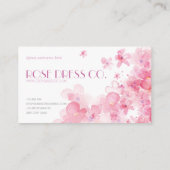 Modèle de carte professionnelle chic (Dos)