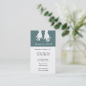 Modèle de carte professionnelle de massage (Debout devant)