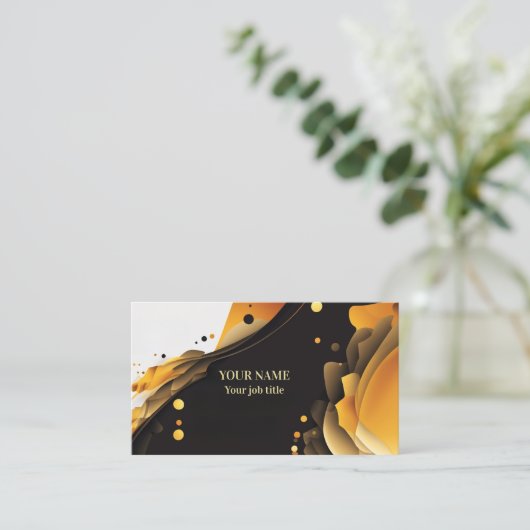 Modèle de carte professionnelle élégant (Debout devant)