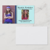 Modèle de carte professionnelle Headshot (Devant / Derrière)