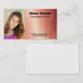 Modèle de carte professionnelle Headshot (Devant / Derrière)