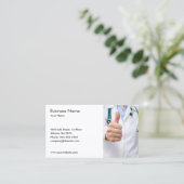 Modèle de carte professionnelle Photo Doctor (Debout devant)