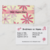 Modèle de carte profil Designer Ladies (Devant / Derrière)