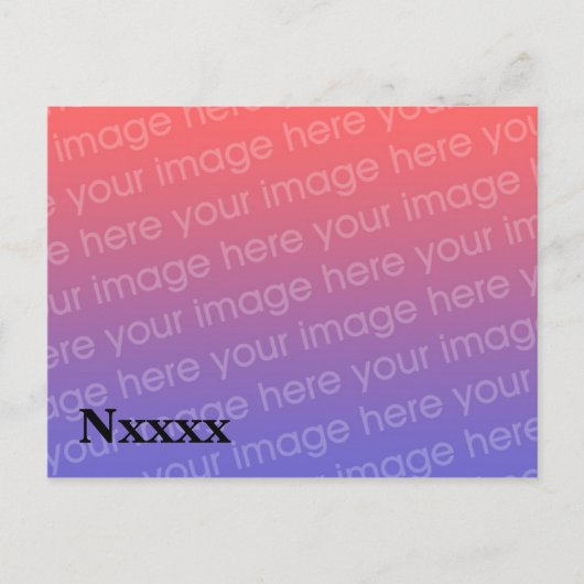 Modèle de carte radio amateur (Devant)