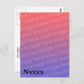 Modèle de carte radio amateur (Devant / Derrière)