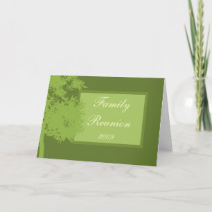 Modèle de carte - Réunion de famille
