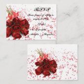 Modèle de carte RSVP (Devant / Derrière)