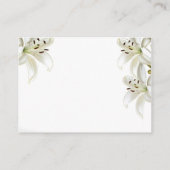 Modèle de carte RSVP (Dos)