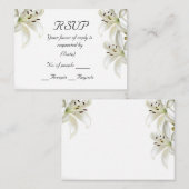 Modèle de carte RSVP (Devant / Derrière)