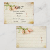 Modèle de carte RSVP (Devant / Derrière)