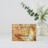 Modèle de carte RSVP (Debout devant)