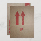 modèle de carte 'We are Moving' (Devant / Derrière)