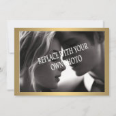 Modèle de cartes de faire-part Fiançailles moderne (Dos)