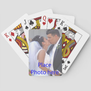 MODÈLE DE CARTES DE JEU DE FAVEUR DE MARIAGE