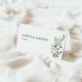 Modèle de cartes de Mariage de verdure