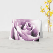 Modèle de cartes de note de rose de pourpre (Fleur jaune)