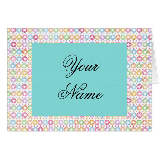 Modèle de cartes de notes de concepteur (Devant horizontal)