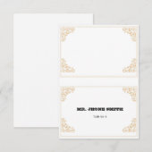 Modèle de Cartes de Repérage de Mariage (Devant / Derrière)