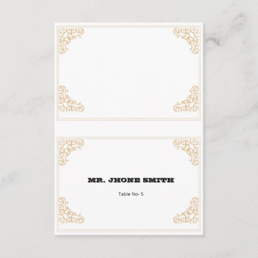 Modèle de Cartes de Repérage de Mariage (Devant)