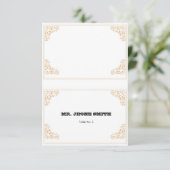 Modèle de Cartes de Repérage de Mariage (Debout devant)