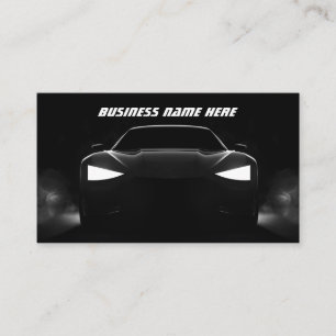 Modèle de cartes de visite automobiles les plus co