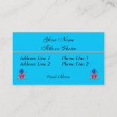 Modèle de cartes de visite de concepteur (Dos)