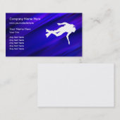 Modèle de cartes de visite de plongée à l'air (Devant / Derrière)