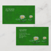 Modèle de cartes de visite de professeur de yoga (Devant / Derrière)