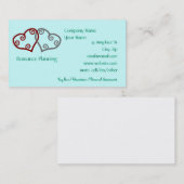 Modèle de cartes de visite de service de (Devant / Derrière)