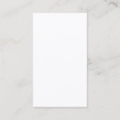 Modèle de Cartes de Visite d'Infirmière Simple Mod (Dos)