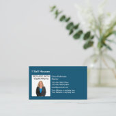 Modèle de cartes de visite professionnelles avec p (Debout devant)
